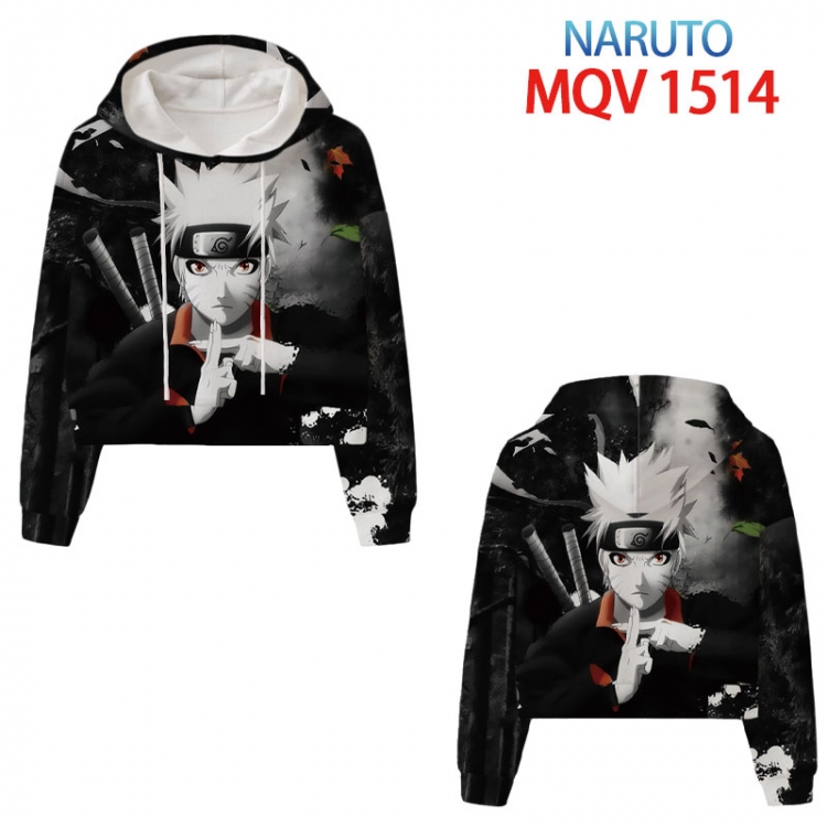Naruto Anime printed women's short sweater XS-4XL 8 sizes MQV 1514