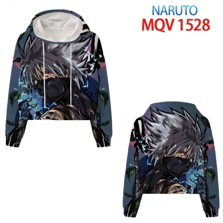 Naruto Anime printed women's short sweater XS-4XL 8 sizes MQV 1528