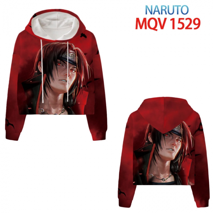 Naruto Anime printed women's short sweater XS-4XL 8 sizes MQV 1529