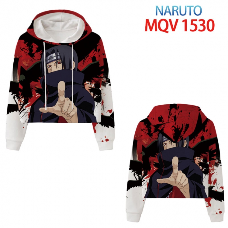 Naruto Anime printed women's short sweater XS-4XL 8 sizes MQV 1530