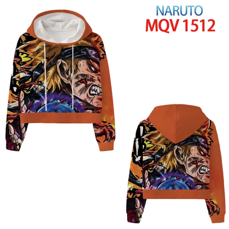 Naruto Anime printed women's short sweater XS-4XL 8 sizes MQV 1512