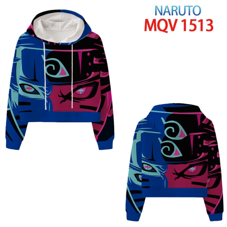 Naruto Anime printed women's short sweater XS-4XL 8 sizes MQV 1513