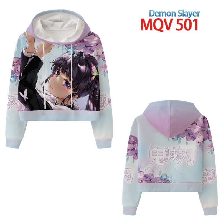 Demon Slayer Kimets Anime printed women's short sweater XS-4XL 8 sizes MQV501