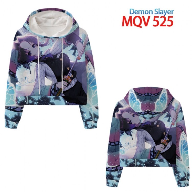 Demon Slayer Kimets Anime printed women's short sweater XS-4XL 8 sizes  MQV-525