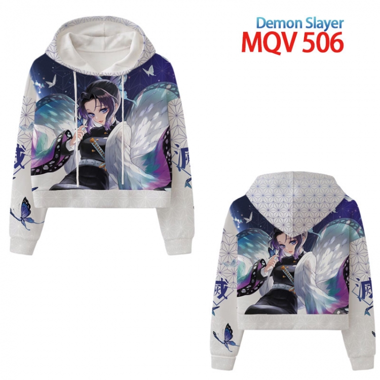 Demon Slayer Kimets Anime printed women's short sweater XS-4XL 8 sizes MQV506