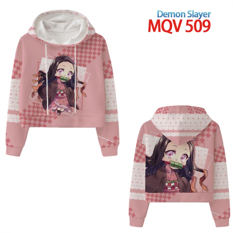 Demon Slayer Kimets Anime printed women's short sweater XS-4XL 8 sizes MQV509
