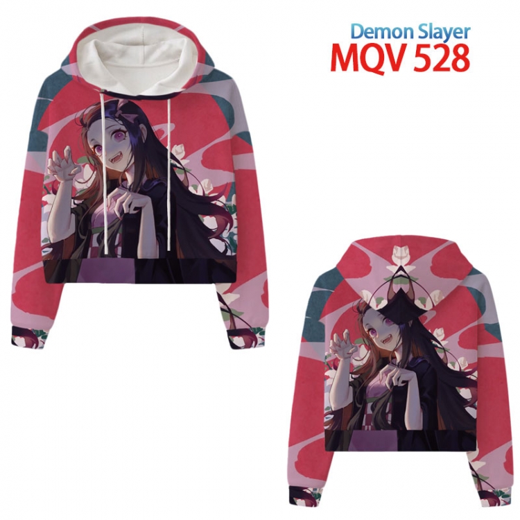 Demon Slayer Kimets Anime printed women's short sweater XS-4XL 8 sizes MQV-528