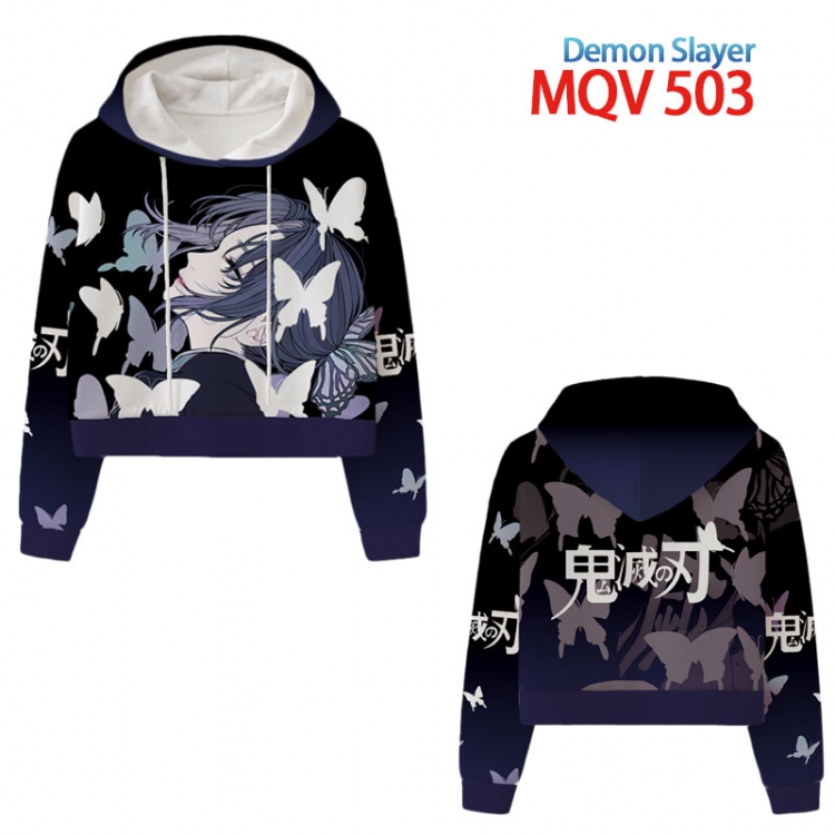 Demon Slayer Kimets Anime printed women's short sweater XS-4XL 8 sizes MQV513