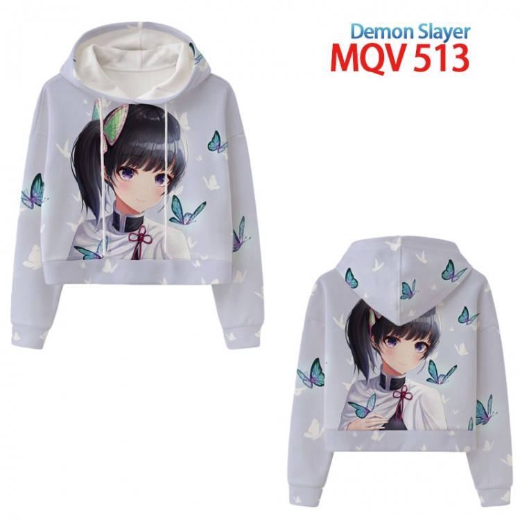 Demon Slayer Kimets Anime printed women's short sweater XS-4XL 8 sizes MQV513