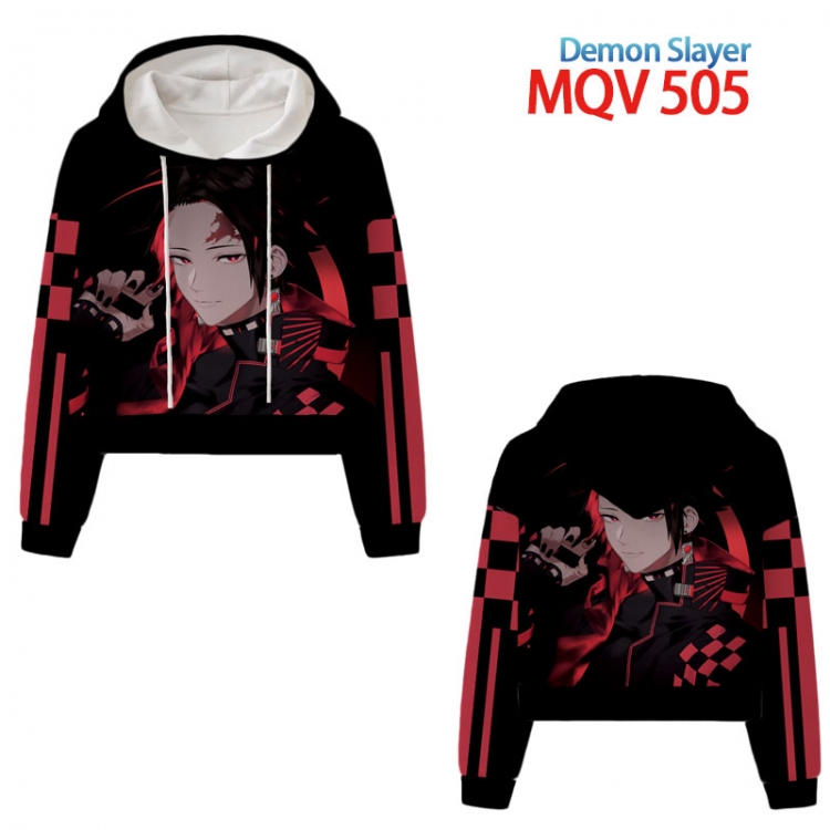 Demon Slayer Kimets Anime printed women's short sweater XS-4XL 8 sizes MQV505
