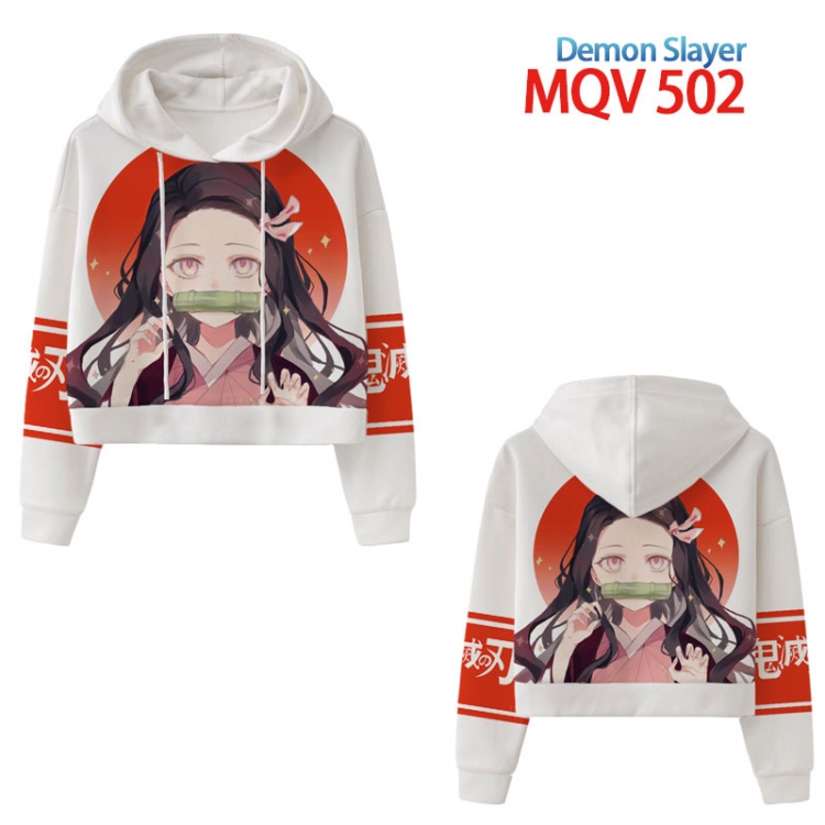 Demon Slayer Kimets Anime printed women's short sweater XS-4XL 8 sizes MQV502