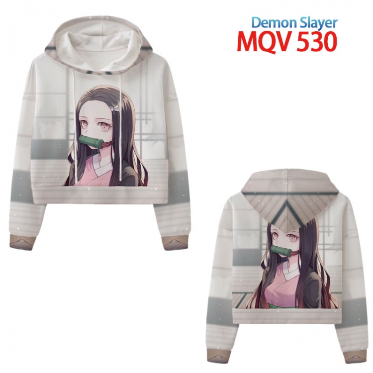 Demon Slayer Kimets Anime printed women's short sweater XS-4XL 8 sizes MQV-530