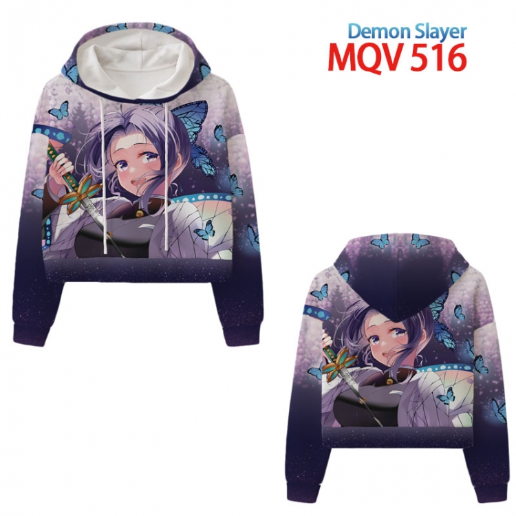 Demon Slayer Kimets Anime printed women's short sweater XS-4XL 8 sizes MQV516