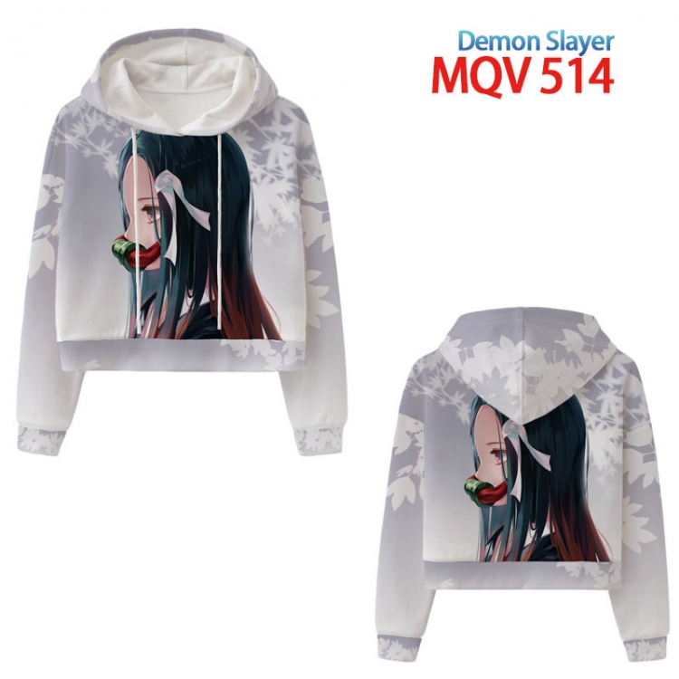 Demon Slayer Kimets Anime printed women's short sweater XS-4XL 8 sizes MQV514