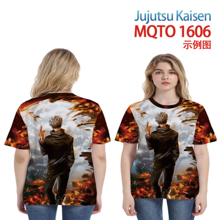 Jujutsu Kaisen  Full color printed short sleeve T-shirt 2XS-4XL, 9 sizes MQTO-1606