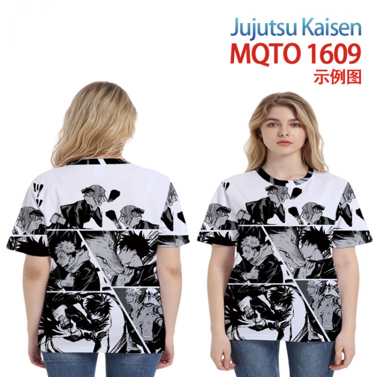 Jujutsu Kaisen  Full color printed short sleeve T-shirt MQTO-1609