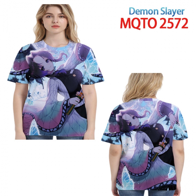 Demon Slayer Kimets Full color printed short sleeve T-shirt 2XS-4XL, 9 sizes MQTO-2572