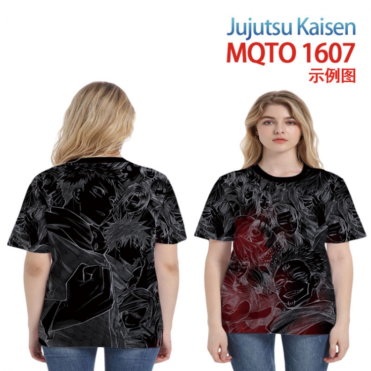 Jujutsu Kaisen   Full color printed short sleeve T-shirt 2XS-4XL, 9 sizes MQTO-1607