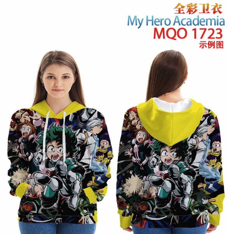 My Hero Academia Full Color Patch pocket Sweatshirt Hoodie  9 sizes from XXS to 4XL