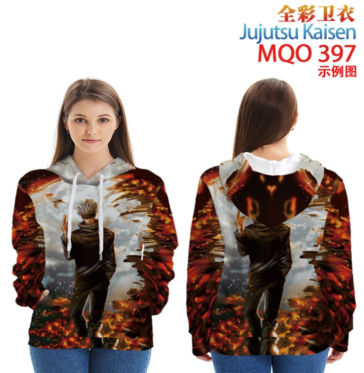 Jujutsu Kaisen  Full Color Patch pocket Sweatshirt Hoodie  9 sizes from 2XS to 4XL Full Color Patch pocket Sweatshirt Ho