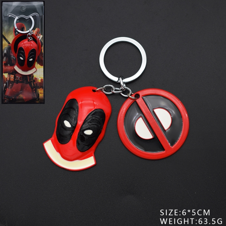 Deadpool Metal keychain pendant gift style A