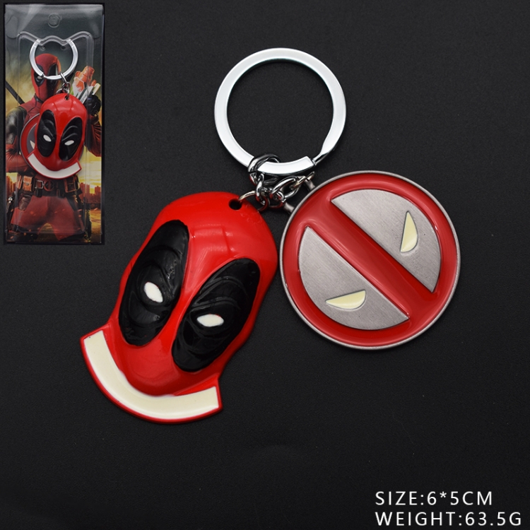 Deadpool Metal keychain pendant gift style D