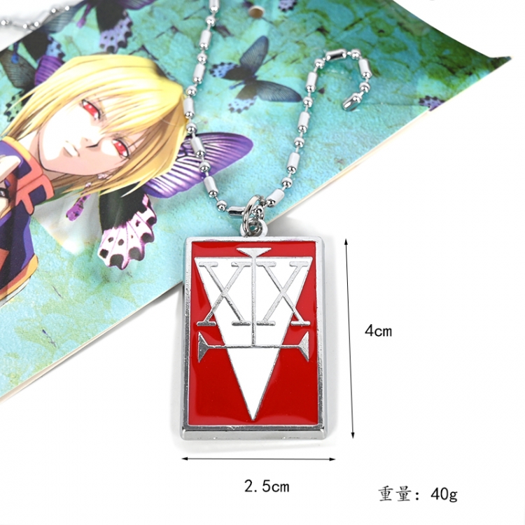 HunterXHunter Anime metal necklace pendant price for 5 pcs