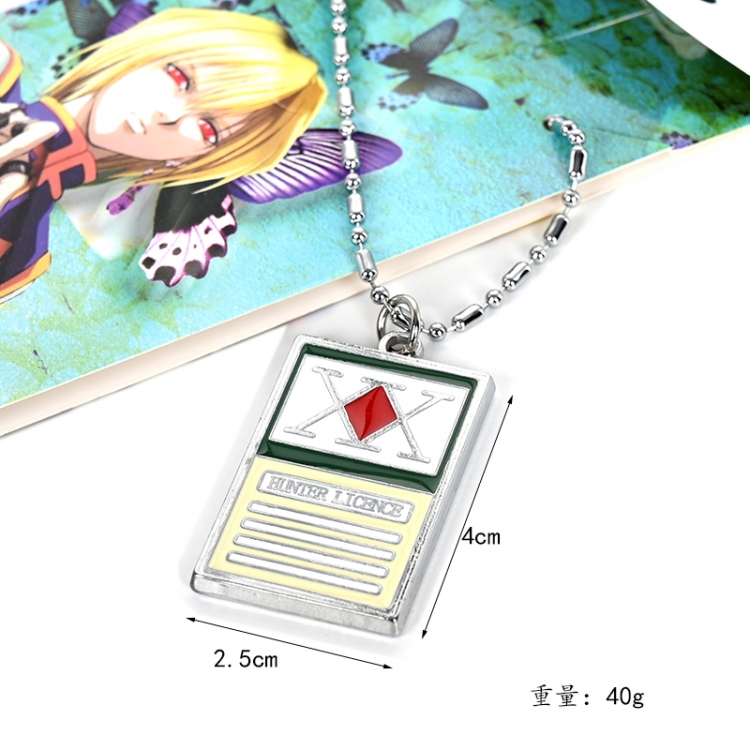 HunterXHunter Anime metal necklace pendant price for 5 pcs