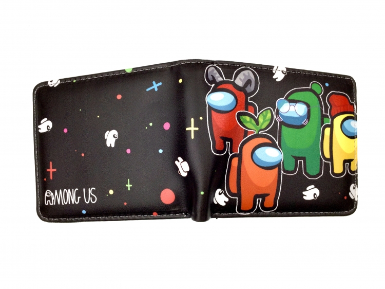  AMONG US two fold  Short wallet 11X9.5CM 60G