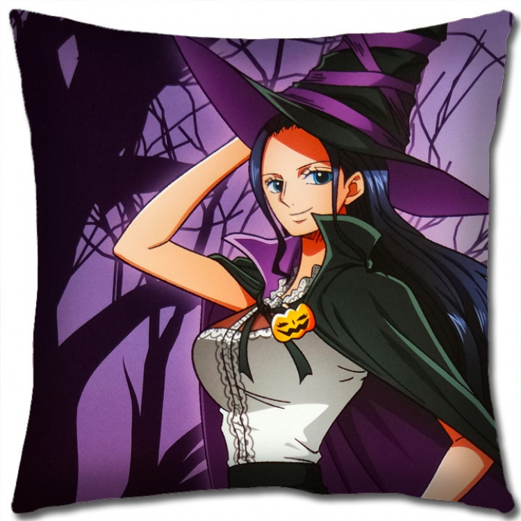 One Piece Anime square full-color pillow cushion 45X45CM NO FILLING H1387