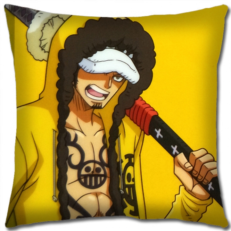 One Piece Anime square full-color pillow cushion 45X45CM NO FILLING H1380