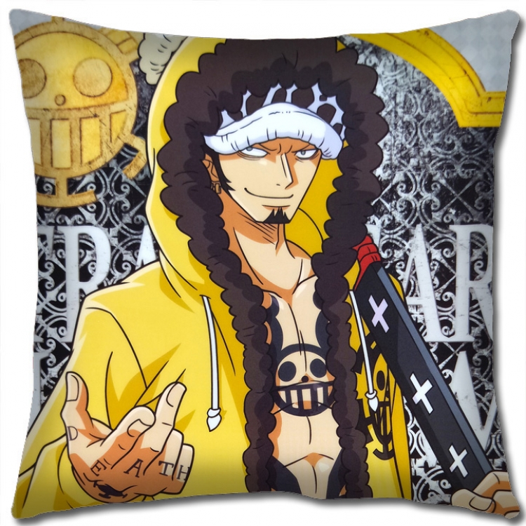 One Piece Anime square full-color pillow cushion 45X45CM NO FILLING H1382