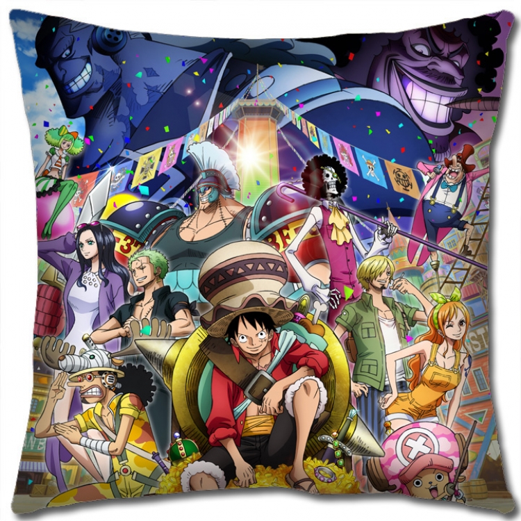 One Piece Anime square full-color pillow cushion 45X45CM NO FILLING H1371
