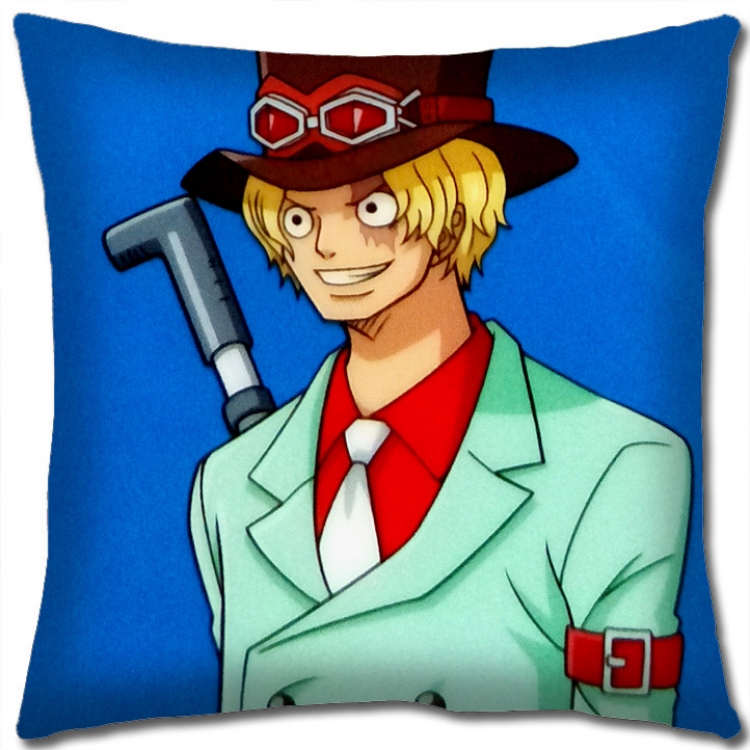 One Piece Anime square full-color pillow cushion 45X45CM NO FILLING H1379