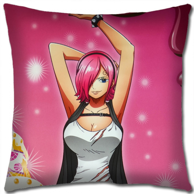 One Piece Anime square full-color pillow cushion 45X45CM NO FILLING H1386