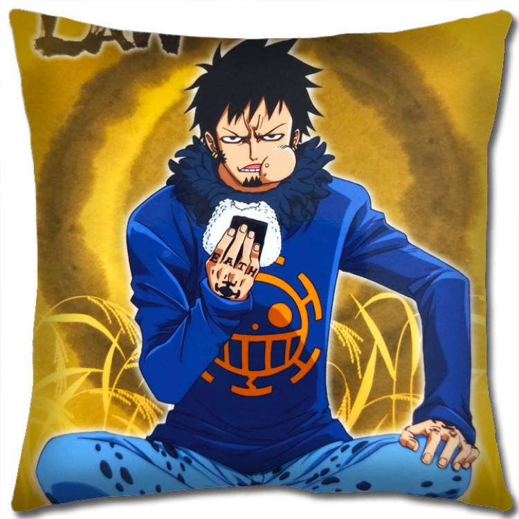 One Piece Anime square full-color pillow cushion 45X45CM NO FILLING H1381