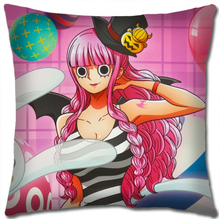 One Piece Anime square full-color pillow cushion 45X45CM NO FILLING H1384
