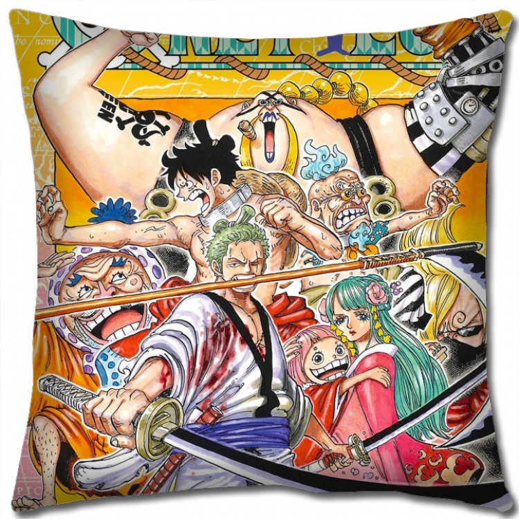One Piece Anime square full-color pillow cushion 45X45CM NO FILLING H1368