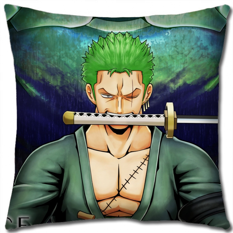 One Piece Anime square full-color pillow cushion 45X45CM NO FILLING H1378