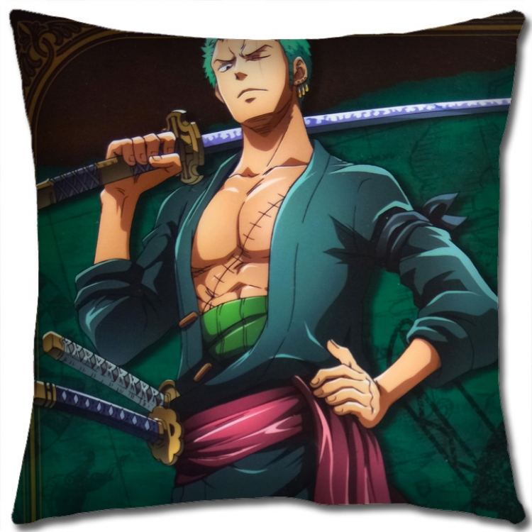 One Piece Anime square full-color pillow cushion 45X45CM NO FILLING H1375