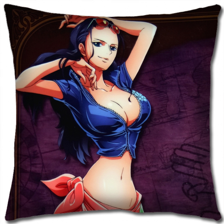 One Piece Anime square full-color pillow cushion 45X45CM NO FILLING H1377