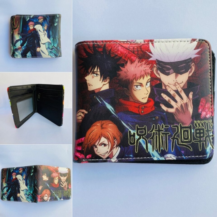 Jujutsu Kaisen   Full color  two fold short wallet purse