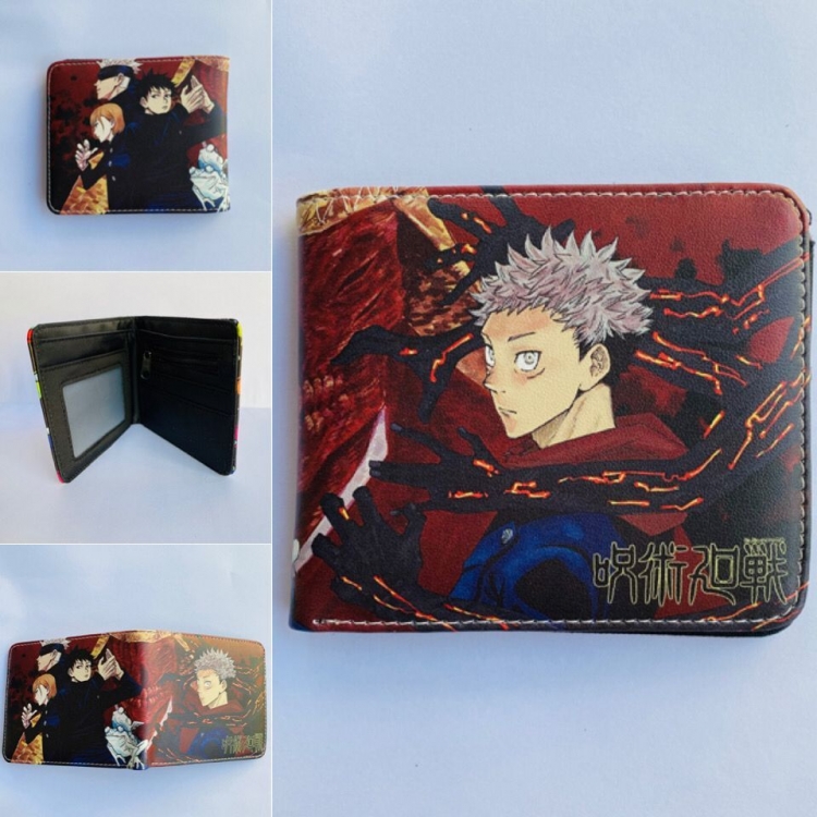 Jujutsu Kaisen   Full color  two fold short wallet purse