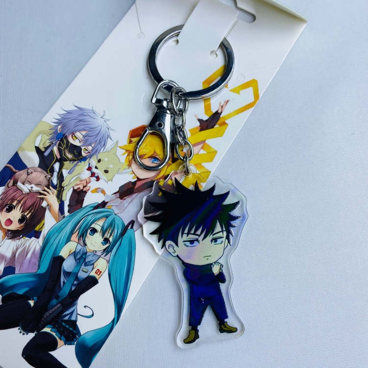 Jujutsu Kaisen  Anime Acrylic Key Chain  Pendant price for 5 pcs