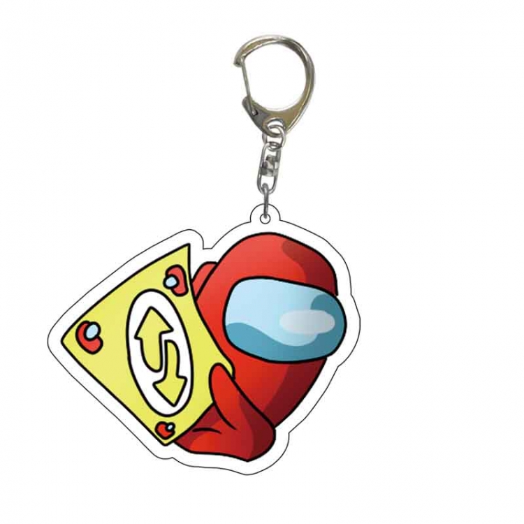 Among US acrylic keychain price for 5 pcs  6417