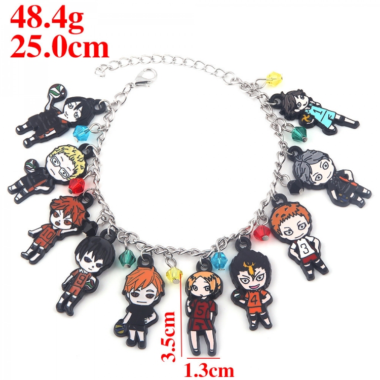 Haikyuu!! 10 character combinations Metal bracelet price for 5 pcs
