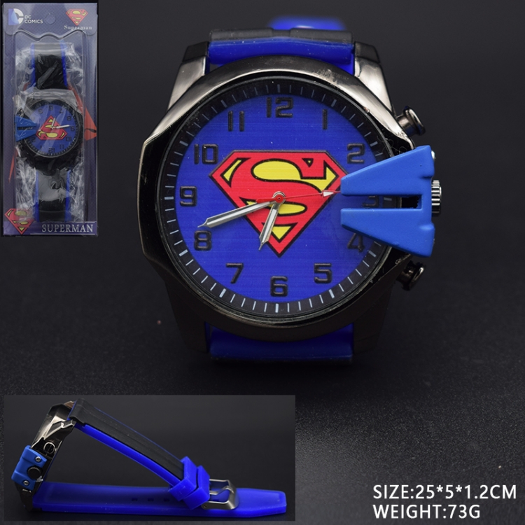 Superman Animation Attracts models packing Student wrist watch
