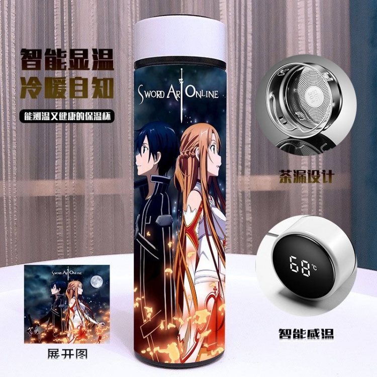 Sword Art Online Apparent temperature 304 stainless steel Thermos Cup 500ML