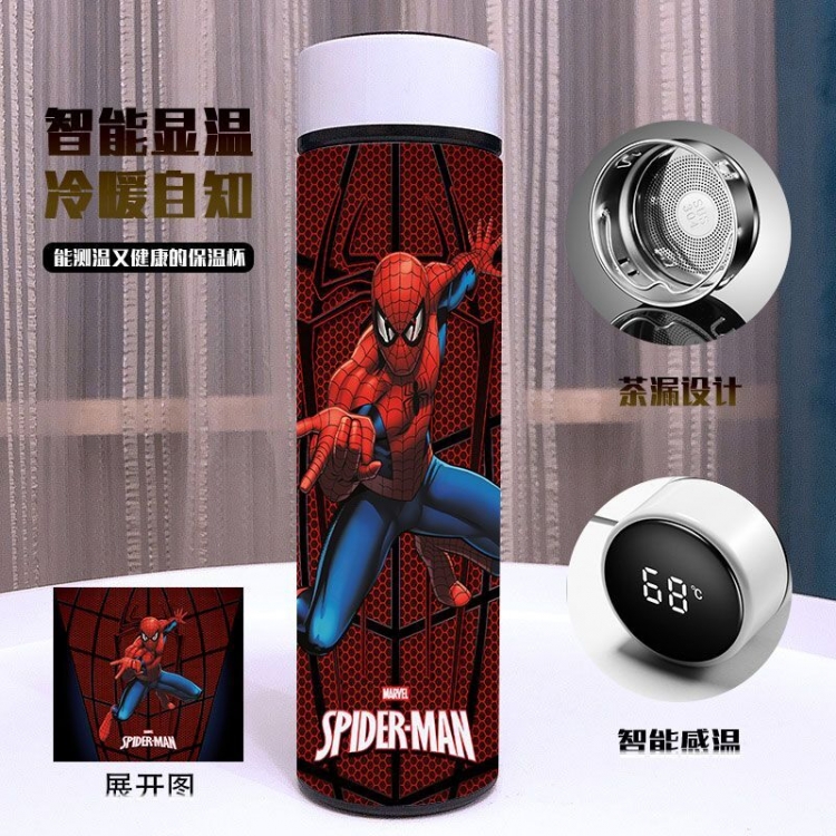 Spiderman Apparent temperature 304 stainless steel Thermos Cup 500ML
