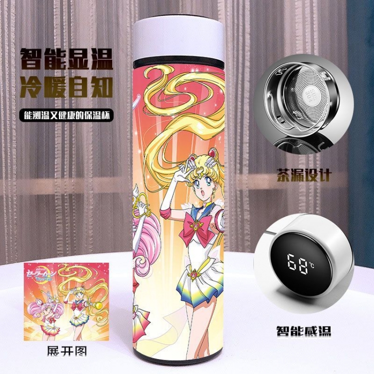 sailormoon Apparent temperature 304 stainless steel Thermos Cup 500ML